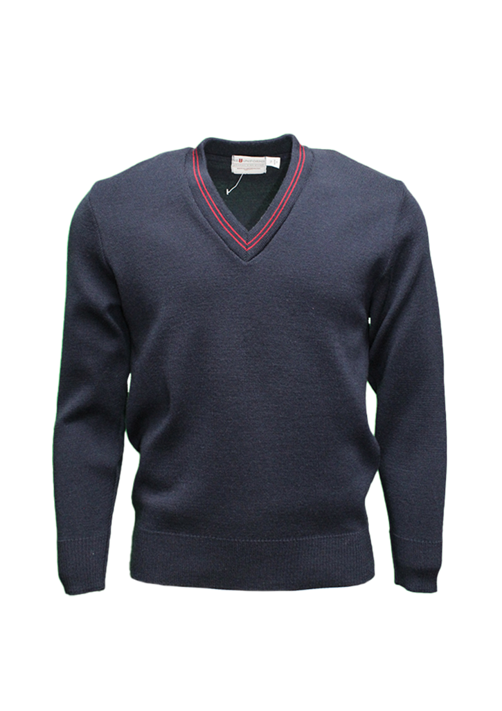 Richmond View School Wool/Nylon Jersey Navy/Red