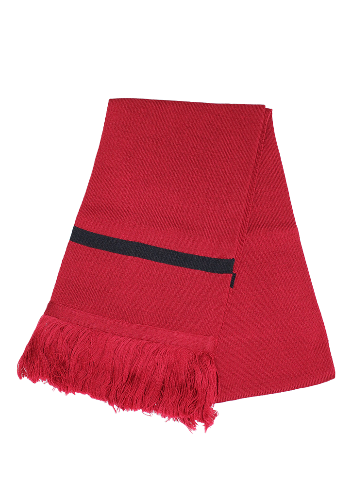 Richmond View School Scarf Maroon/Navy 1SZ Year 9 and Up