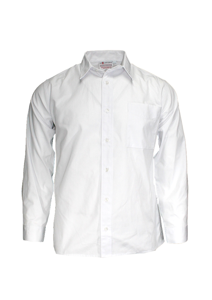 Richmond View School Boys Middle/Senior LS White Shirt
