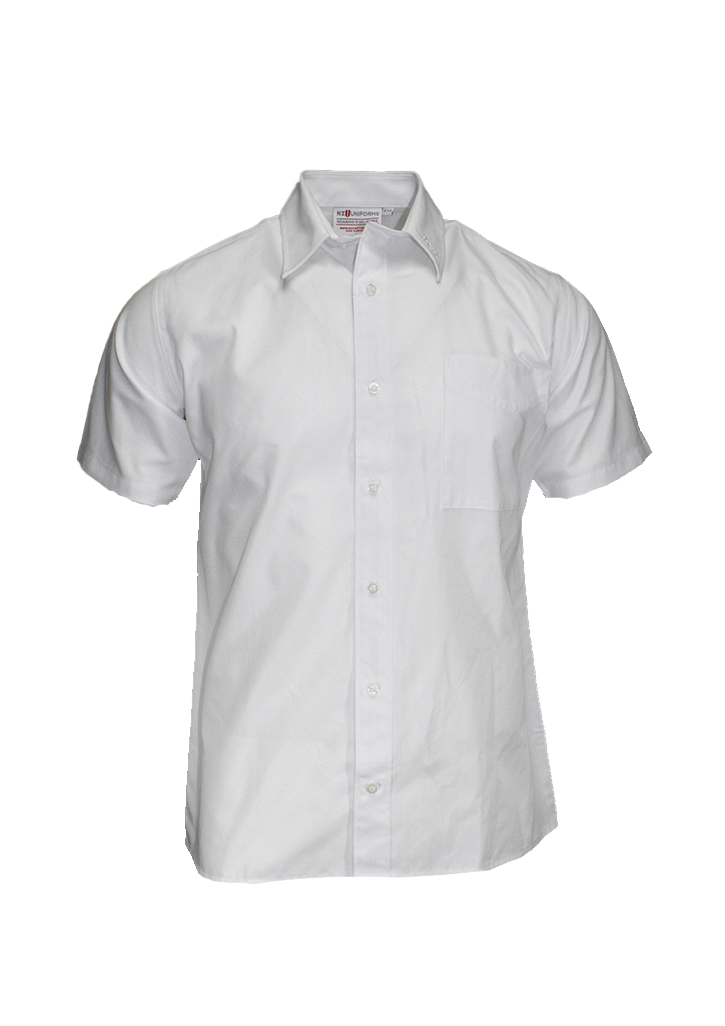 Richmond View School Boys Middle/Senior SS White Shirt