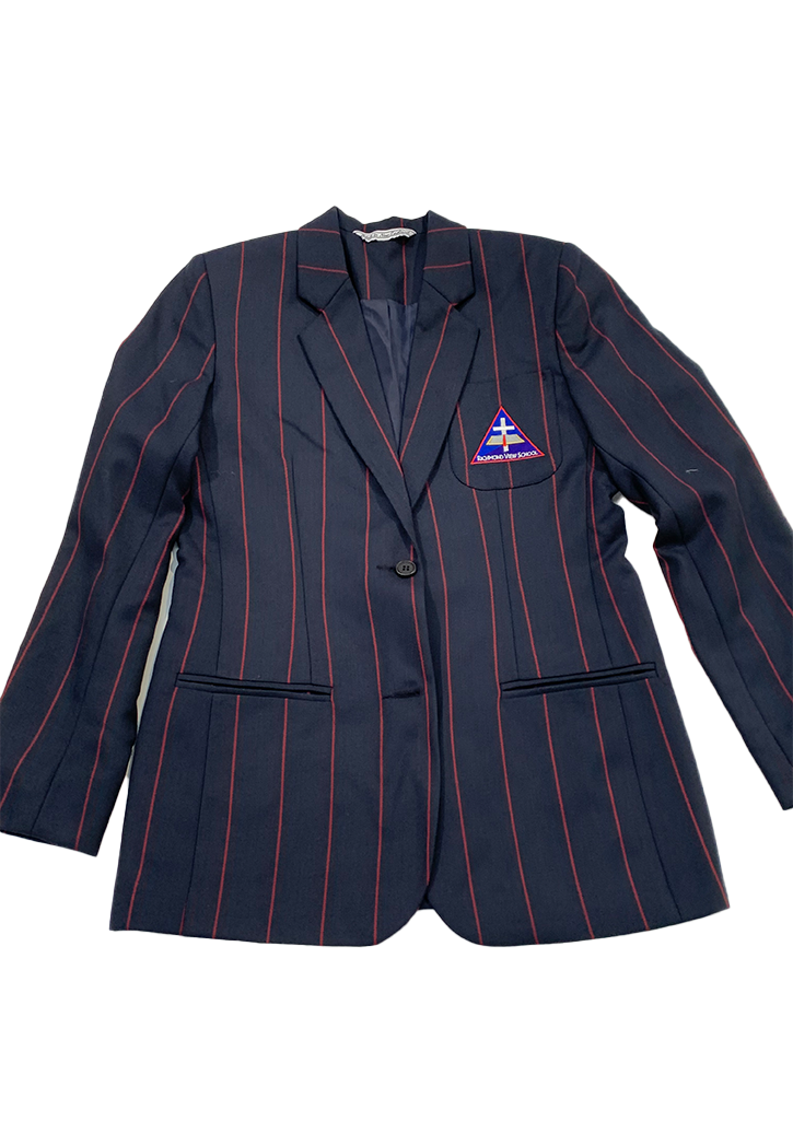 Richmond View School Girls Blazer Navy/Red